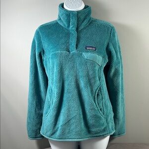 Patagonia Women's Turquoise Teddy Jacket